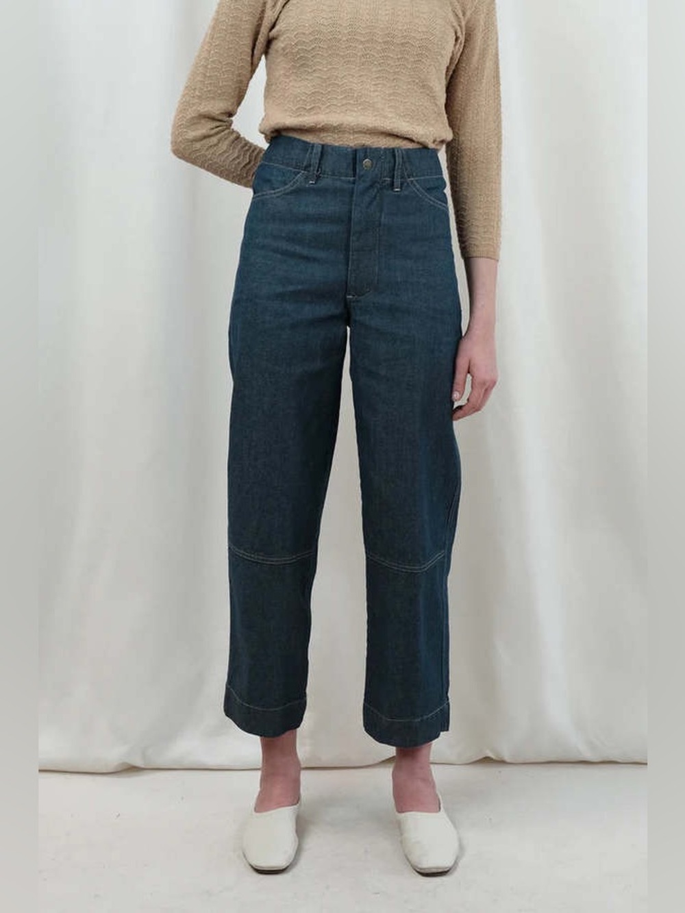 Micaela Greg Seamed Jeans - Steel Denim Wash - Medium